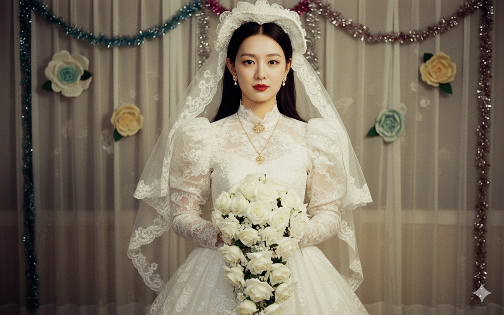 Nét đẹp hoài niệm trong ảnh cưới cổ điển của cô dâu thập niên 80 90
