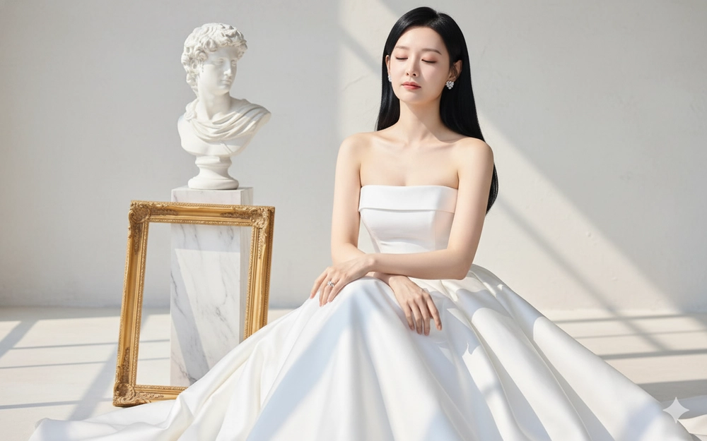 Chân dung cô dâu thanh lịch trong hình ảnh tự nhiên và nghệ thuật tinh tế