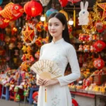Chân dung thanh lịch của cô gái Việt trong lễ hội Trung thu rực rỡ sắc màu