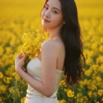 Khám phá vẻ đẹp tự nhiên trong khoảnh khắc ngọt ngào giữa cánh đồng hoa cải vàng