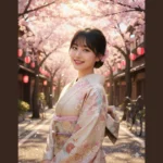 Hòa mình vào sắc hồng mùa xuân Nhật Bản với nụ cười nhẹ nhàng bên hoa anh đào