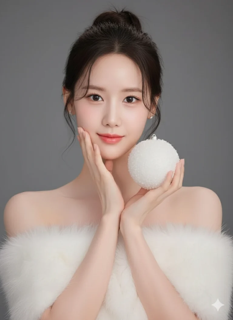 Tạo lại bức chân dung nàng tiên mùa đông với nét đẹp thanh khiết và sang trọng