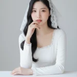 Tái hiện vẻ đẹp thanh lịch của cô gái châu Á trong studio cổ điển