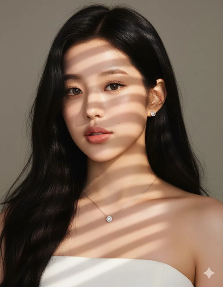 Chân dung nghệ thuật của cô gái châu Á với ánh sáng và phong cách cuốn hút