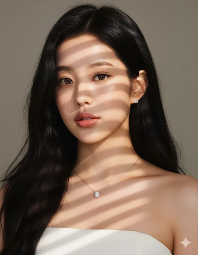 Chân dung nghệ thuật của cô gái châu Á với ánh sáng và phong cách cuốn hút