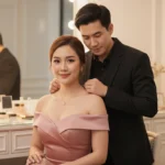 Chân dung couple trẻ tuổi trong khoảnh khắc tinh tế tại phòng trang điểm sang trọng