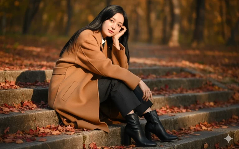 Chân dung thời trang: Nữ giới tỏa sáng trong bộ cánh oversized giữa khung cảnh mùa thu