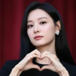 Chân dung ấn tượng trong ánh sáng điện ảnh với nền đỏ nổi bật