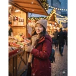 Tỏa sáng giữa chợ Giáng Sinh với phong cách năng động và ấm áp