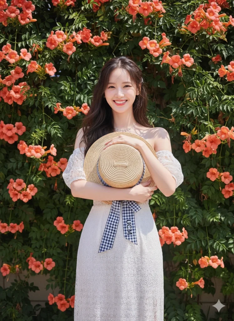 Những bức ảnh 8K sống động về người phụ nữ giữa thiên nhiên rực rỡ