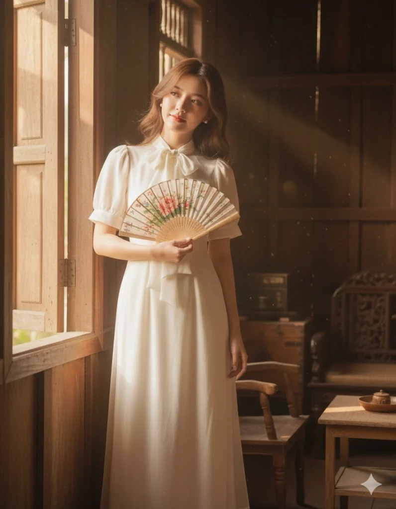 Sống Đẹp Trong Áo Dài Chiffon Tại Ngôi Nhà Cổ Việt Nam