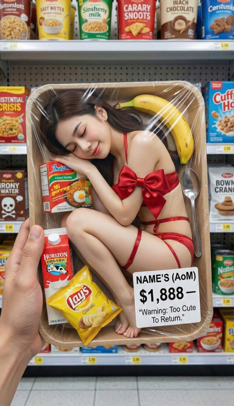 Cô gái siêu thực trong khay siêu thị gây sốt với giá 1888 đô la quá đáng yêu