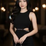 Tạo phong cách thời trang đẳng cấp cho cô gái châu Á với túi xách bạc ấn tượng