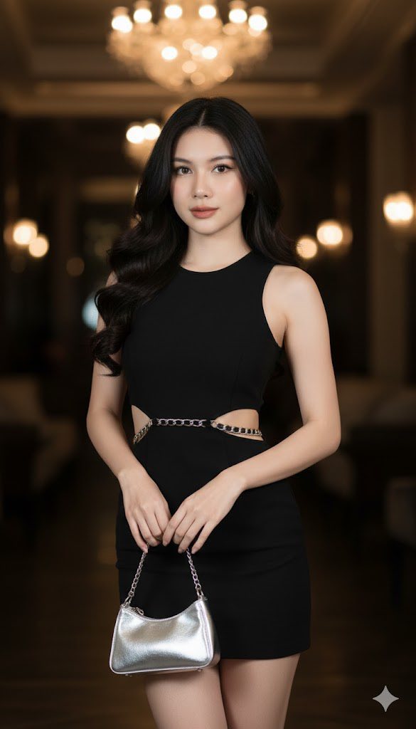 Tạo phong cách thời trang đẳng cấp cho cô gái châu Á với túi xách bạc ấn tượng