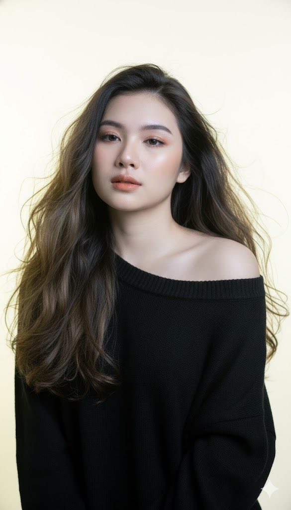 Chân dung quyến rũ của cô gái Á Đông trong ánh sáng nghệ thuật huyền ảo