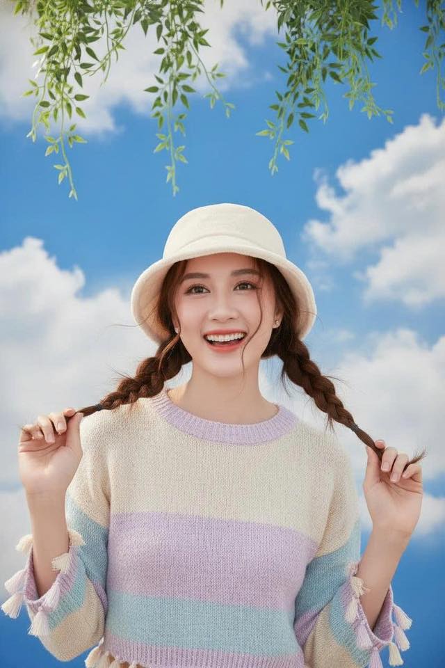 Chụp hình phong cách trẻ trung với tông màu pastel và trang điểm tự nhiên