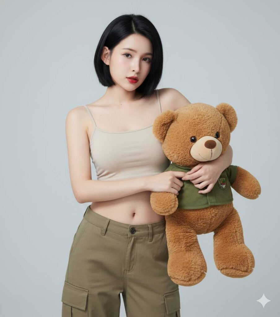 Bức ảnh thời trang hoàn hảo của cô gái trẻ với nét quyến rũ mê hoặc