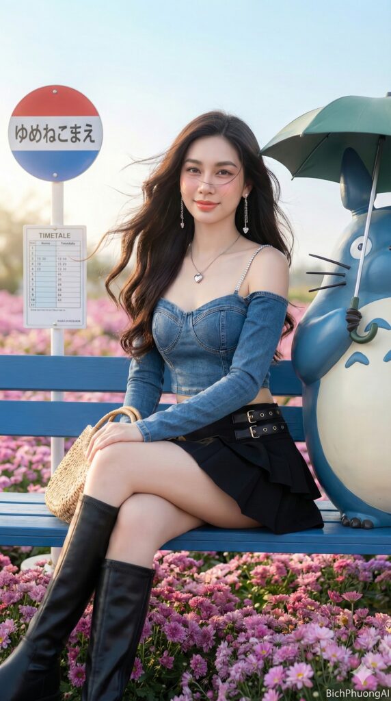 Chân dung siêu thực 8K của cô gái trẻ thời thượng trong khung cảnh tự nhiên tuyệt đẹp