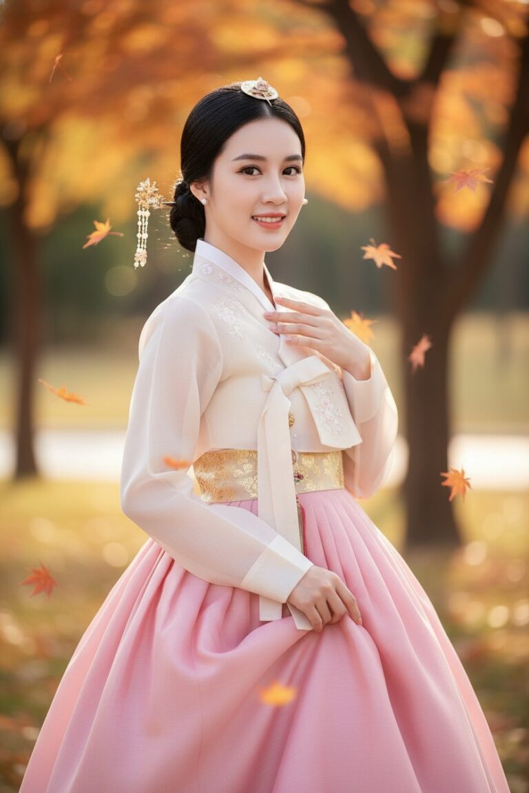 Nét đẹp truyền thống Hàn Quốc trong sắc thu rực rỡ và bình yên