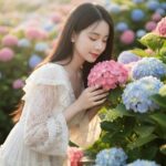 Ghi lại khoảnh khắc lãng mạn giữa khu vườn hoa cẩm tú cầu tuyệt đẹp