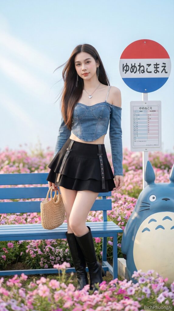 Chân dung điện ảnh 8K chân thực với phong cách thời trang trẻ trung và nổi bật