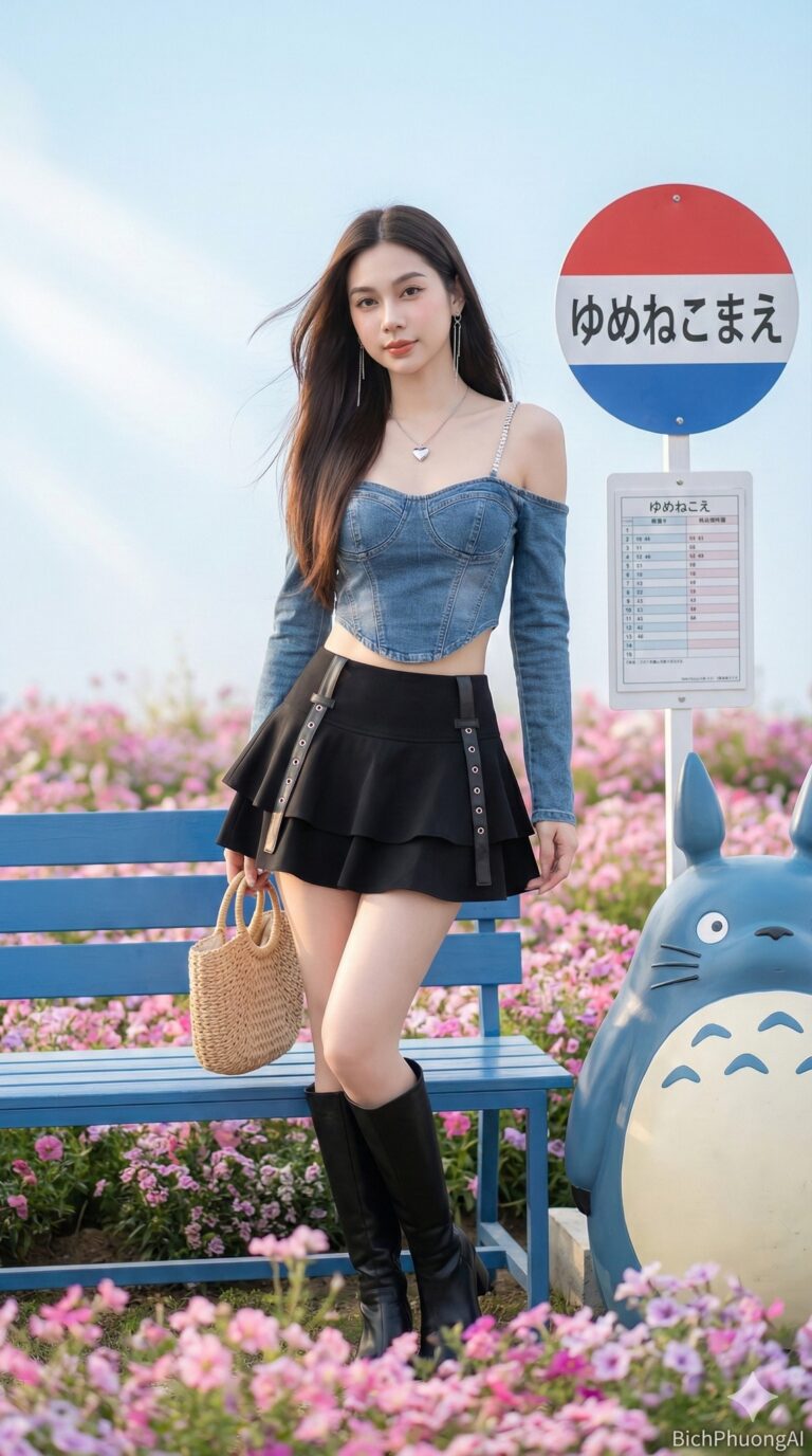 Chân dung điện ảnh 8K chân thực với phong cách thời trang trẻ trung và nổi bật