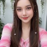 “Chụp ảnh selfie với phong cách dễ thương và chi tiết thời trang độc đáo”