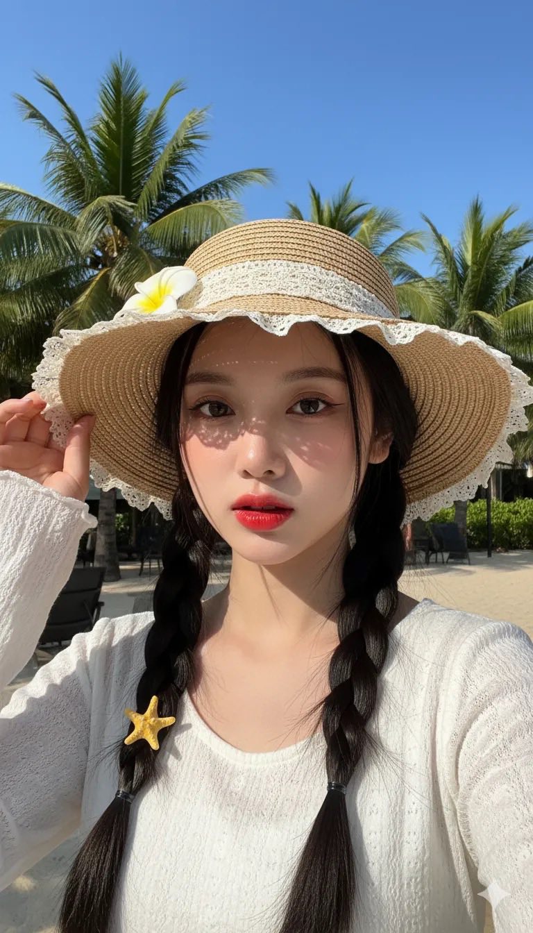 Tự chụp hình siêu thực với phong cách ulzzang giữa thiên nhiên tuyệt đẹp