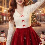 Vẻ đẹp Giáng sinh từ hình ảnh gốc với phong cách nữ tính và ấn tượng
