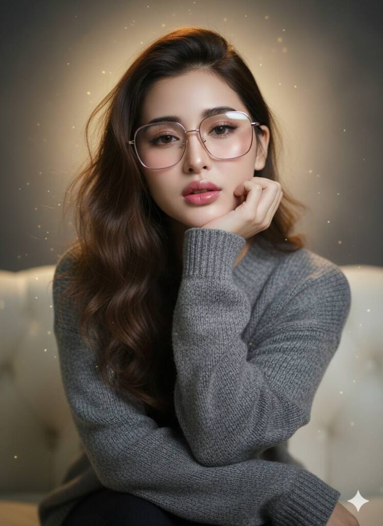 Chân dung nữ giới theo phong cách Hàn Quốc với ánh sáng nhẹ và nét đẹp tự nhiên