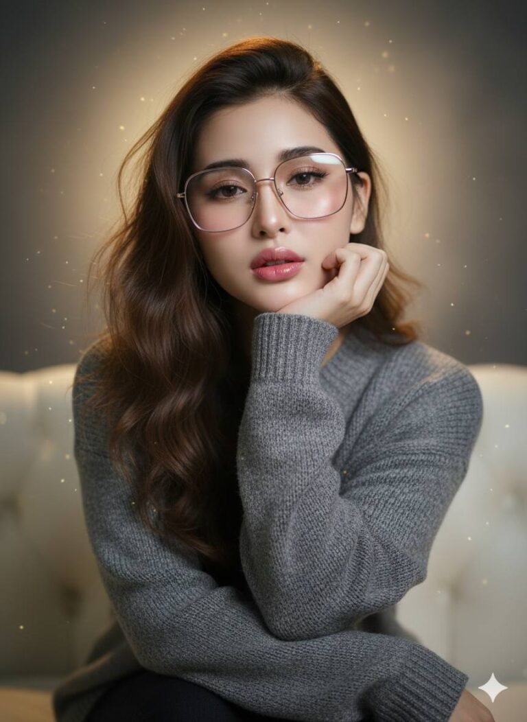 Chân dung nữ giới theo phong cách Hàn Quốc với ánh sáng nhẹ và nét đẹp tự nhiên