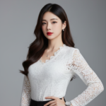 Sang trọng và quyến rũ với blouse ren trắng cho phong cách hiện đại