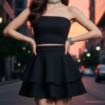 Skirt đen ôm dáng hoàn hảo cho cô gái hiện đại đầy tự tin và phong cách