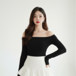 Chân dung cô gái tự tin trong trang phục mùa hè thanh lịch và nổi bật