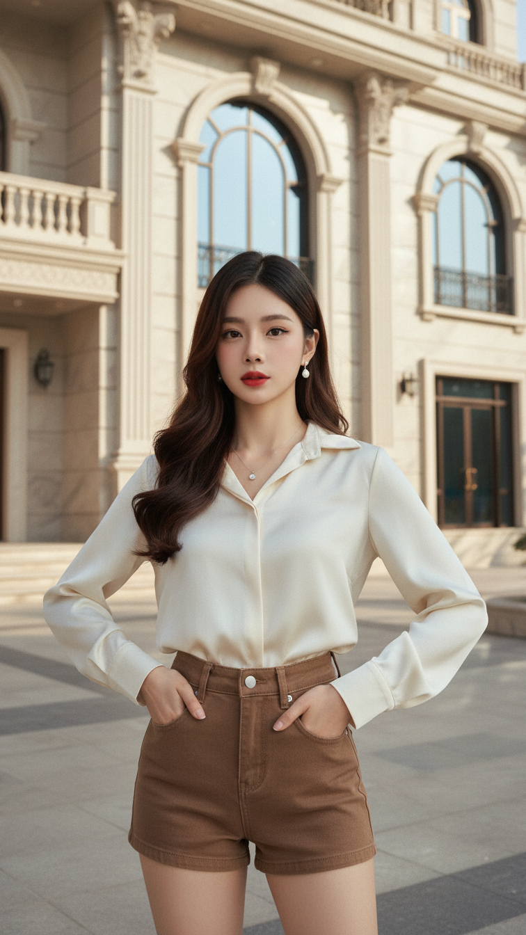 Chân dung trẻ trung cùng phong cách thời trang tại biệt thự sang trọng