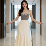 Chân dung quý cô trẻ trung trong không gian sang trọng và phong cách hiện đại