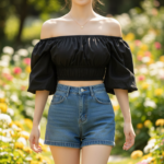 Chân dung tự nhiên của cô gái trẻ giữa vườn nắng với phong cách thời trang ấn tượng