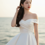 Tận hưởng vẻ đẹp thanh lịch của cô gái 18 đến 25 tuổi bên bờ biển tuyệt đẹp