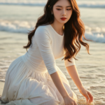 Chân dung trẻ trung bên biển với nét đẹp tự nhiên và sự tự tin cuốn hút