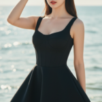 Chân dung một cô gái trẻ bên biển với vẻ đẹp tự nhiên và sức hút riêng