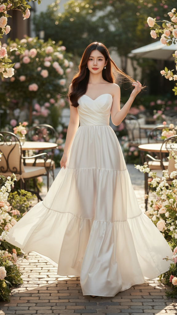 Chân Dung Nữ Giới Trẻ Tỏa Sáng Trong Khung Cảnh Quán Cà Phê Sang Trọng