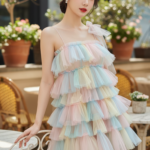 Chân dung thanh lịch của cô gái trẻ giữa không gian cafe sang trọng