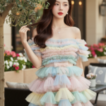 Chân dung cô gái trẻ hiện đại trong không gian quán cà phê sang trọng