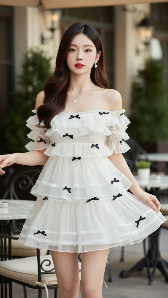 Chân dung cô gái trẻ thanh lịch và tự tin giữa không gian sang trọng