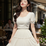 Chân dung cô gái trẻ đầy sức sống giữa không gian quán cà phê sang trọng