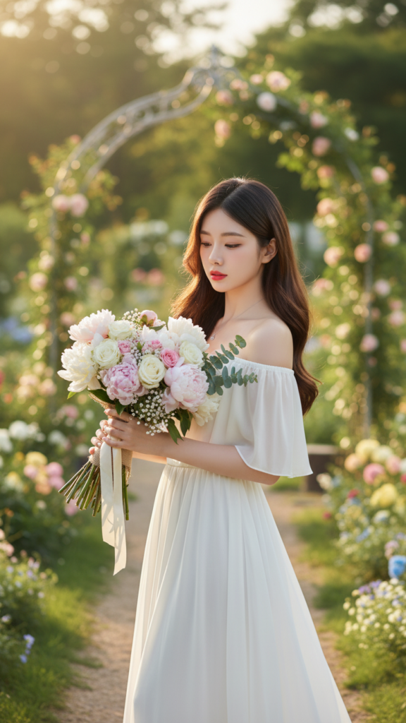 Vẽ chân dung thực tế của cô gái trẻ với gương mặt giống hệt ảnh gốc