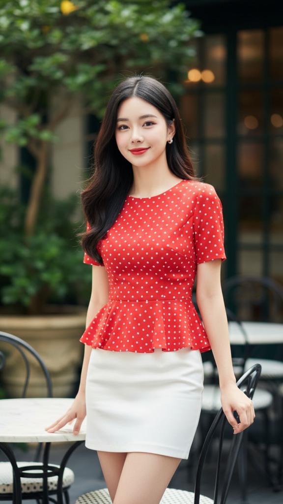 Chân dung quý cô trẻ trung tại quán cafe sang trọng đầy tự tin và phong cách