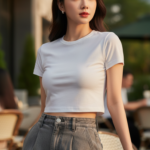 Chân dung thực tế của cô gái trẻ đầy tự tin giữa không gian cafe sang trọng