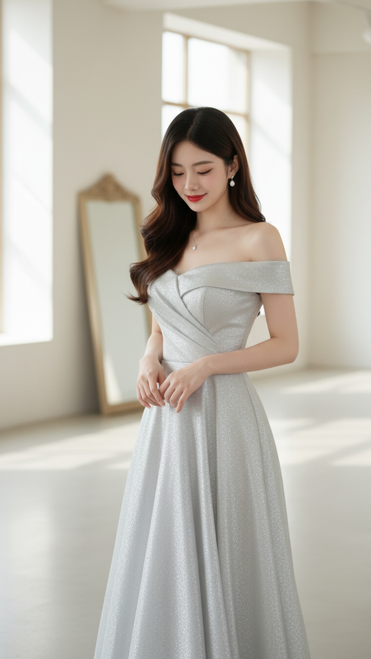 Vẽ chân dung chân thực của cô gái trẻ với vẻ đẹp tự nhiên trong phong cách trang điểm nhẹ nhàng