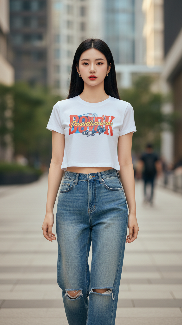 Chân dung thời thượng của cô gái Á Đông giữa lòng phố thị hiện đại